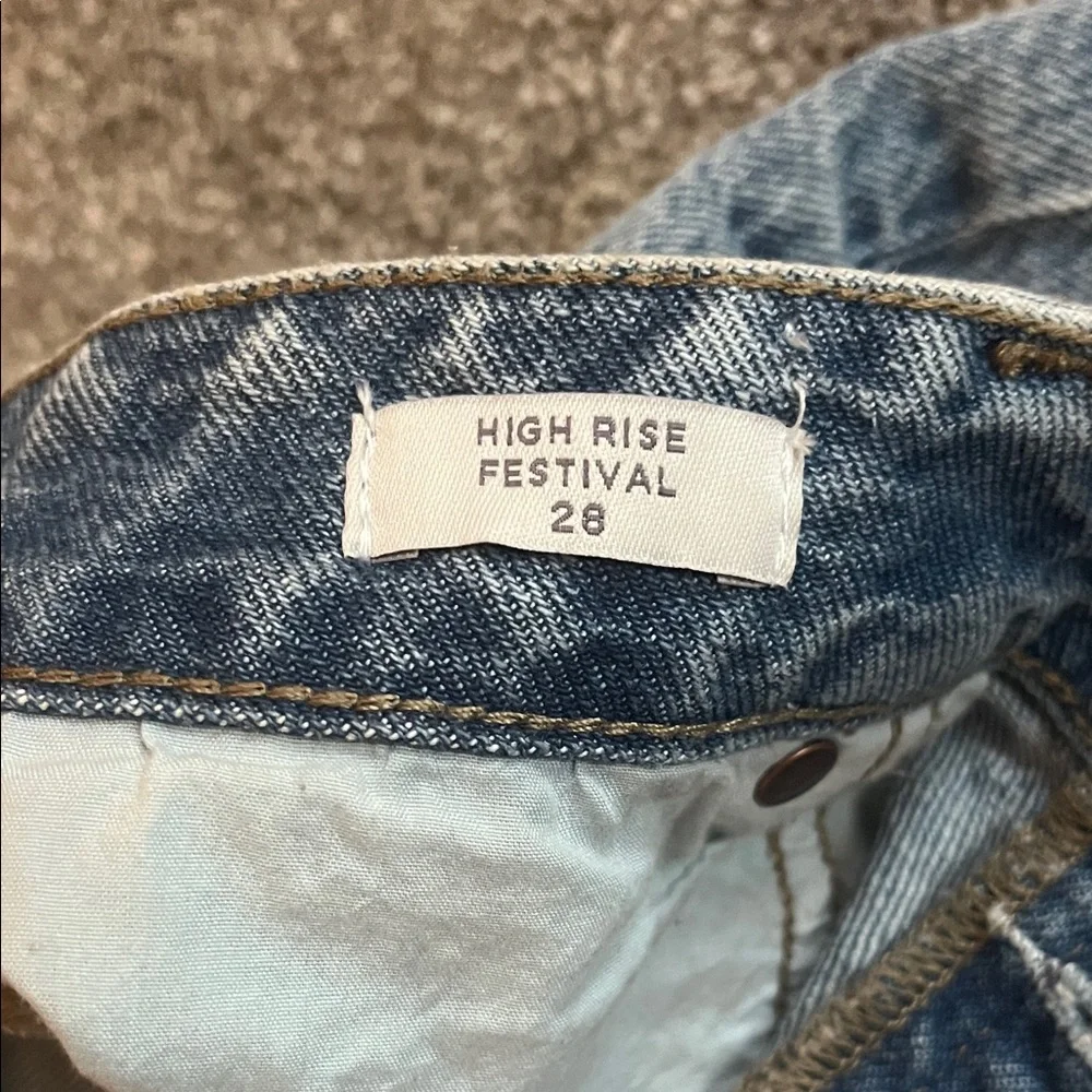 PacSun Light Blue Jean Shorts - Picture 4 of 5